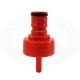 Duotight - Ball Lock Plastic Carbonation Cap x 6.35 mm (Red)