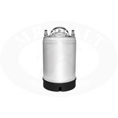 Fût de bière en acier inoxydable 9 litres raccord jolly