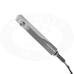 Colonne carrée Tudor en acier inoxydable 1 voie 5/8