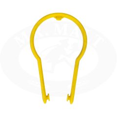 Collier de sécurité jaune pour le distributeur