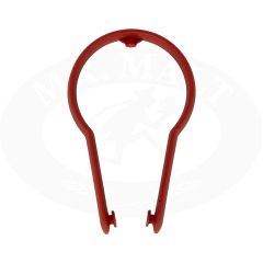 Collier de sécurité rouge pour le distributeur