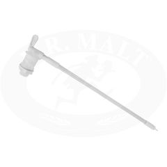 Robinet avec tige de transvasement